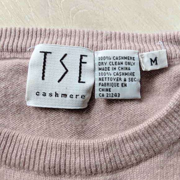 TSE Cashmere Short Sleeve Sweater - Picture 3 of 5
